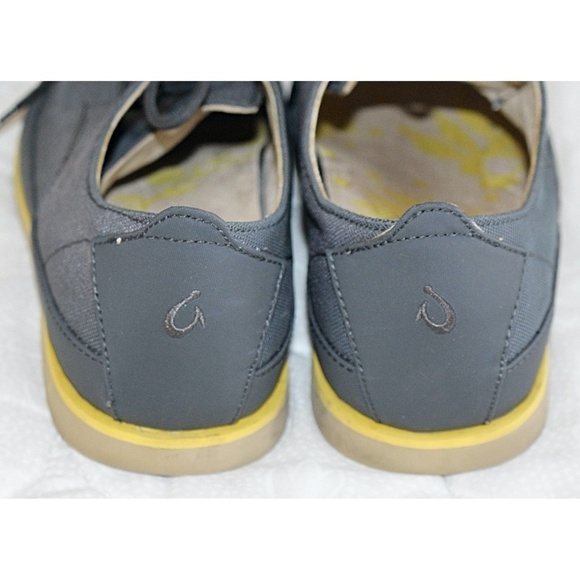 Olukai - Honolulu Mesh Boat Shoes, color Dark Shadow (Navy) - size 9.5 - Picture 7 of 8